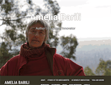 Tablet Screenshot of ameliabarili.com